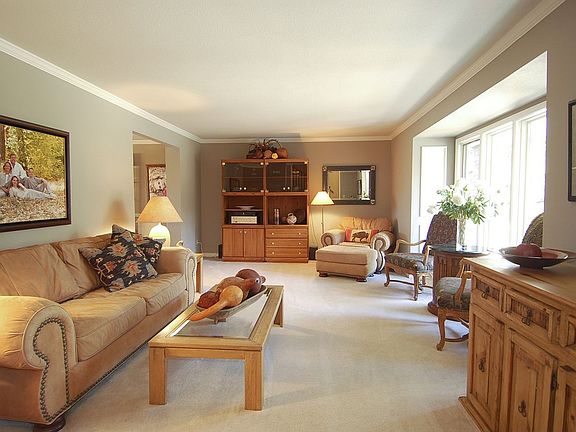 Good size space offers view to open space greenbelt out front.