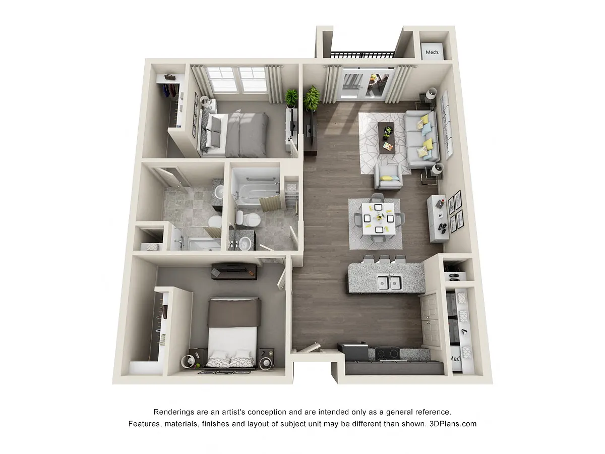 Floor plan B2A