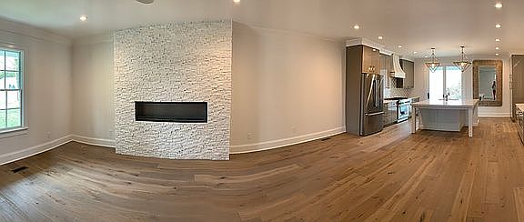 Family room fireplace 