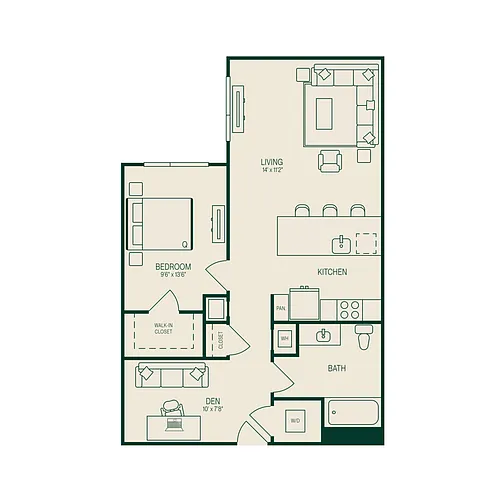 Floor plan A9.Den