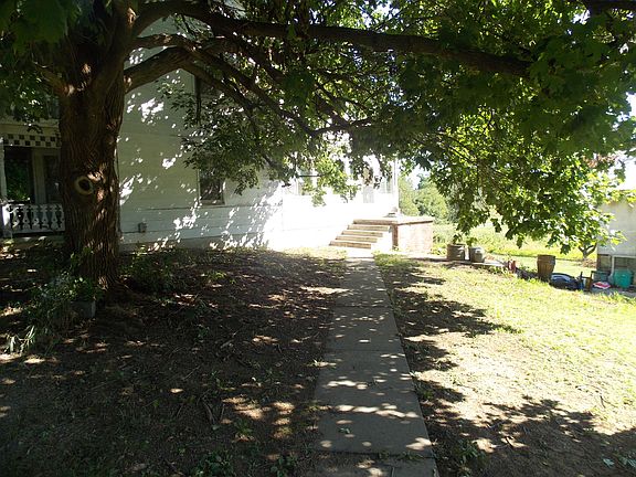 Front walk to the house