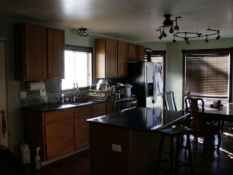 Kitchen facing west