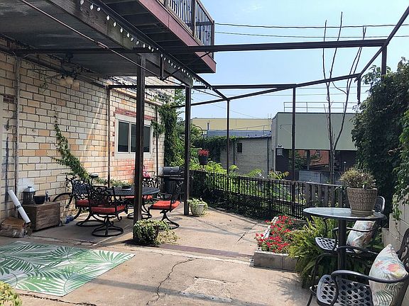 downstairs back patio