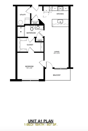 Floor plan Arrival