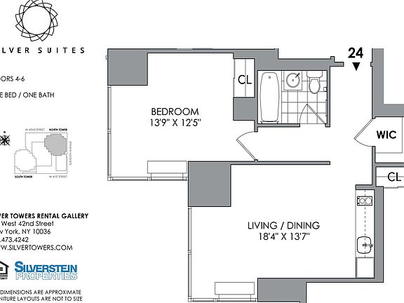 2nd image of 600 W 42nd St #424