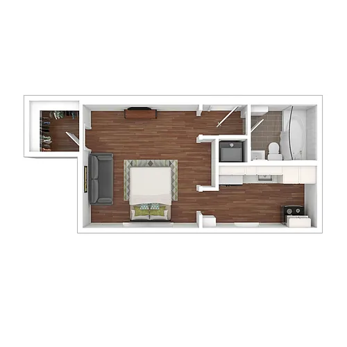 Floor plan StudioM