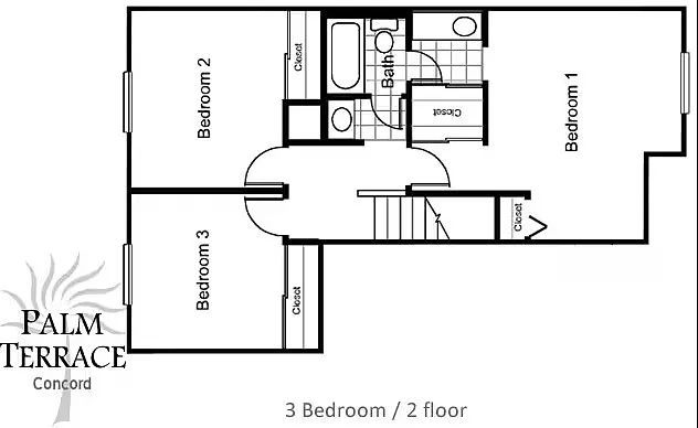 3 bedroom 2nd floor