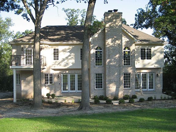 all brick  4 br, 3 fireplaces,