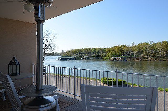 View of the lake from balcony