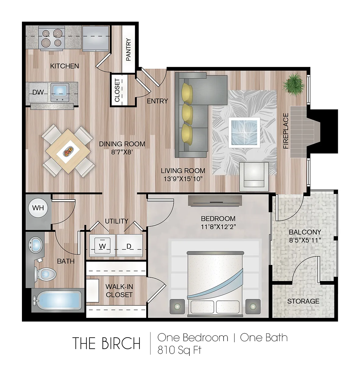 Floor plan The Birch