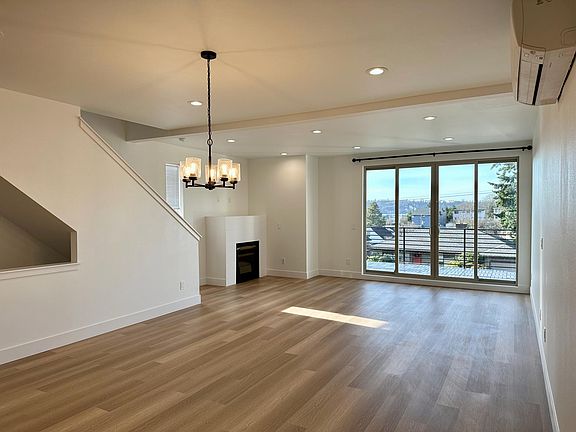 main floor living area/dining area