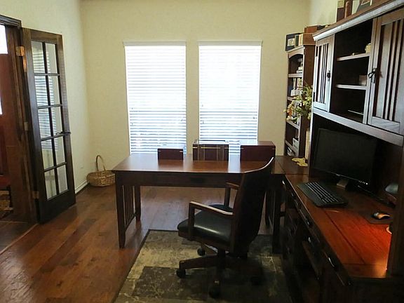 Study facing the front of the house.