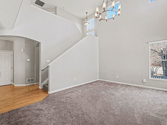great room - stairway to the second level