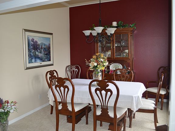Formal dining off of entry