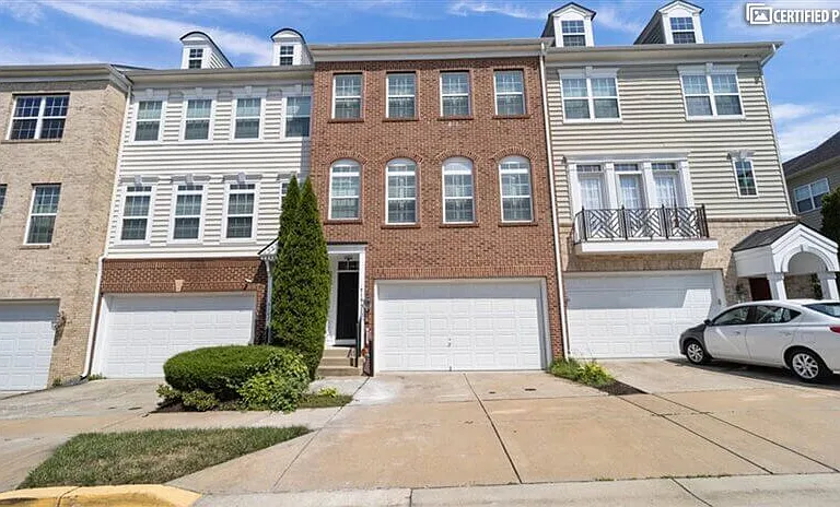 3 story townhome with garage.