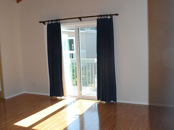 Master bedroom with balcony.