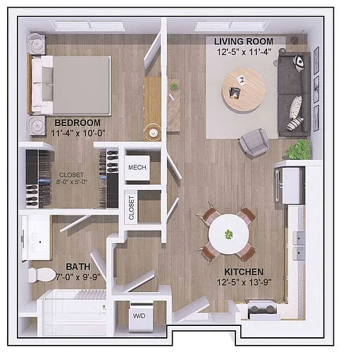 Floor plan 5A-1A