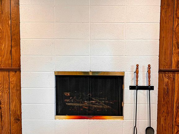 lower-level fire place