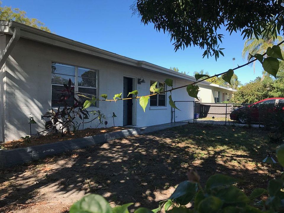 Front yard with fence