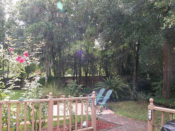 View of back yard