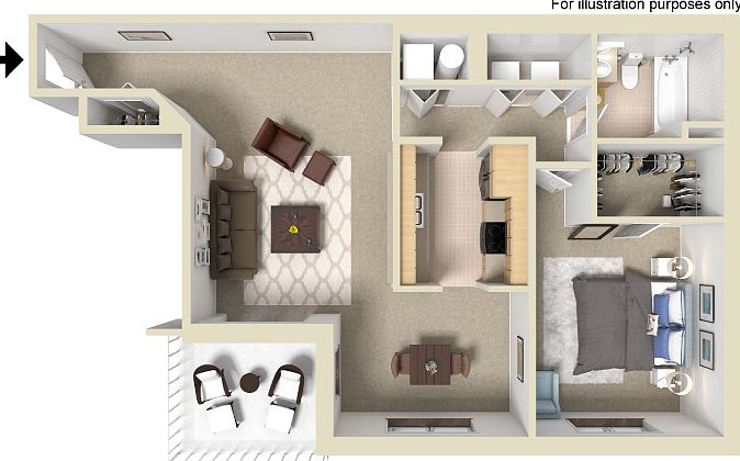 1st image of 1471 E Evergreen Dr APT 104