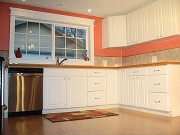 New Kitchen cabinets and marble countertops!