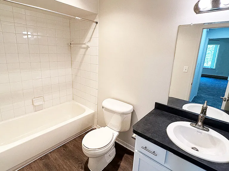 Southfield upgraded one bedroom apartment in friendly neighborhood community with lovely grounds and upscale interiors.