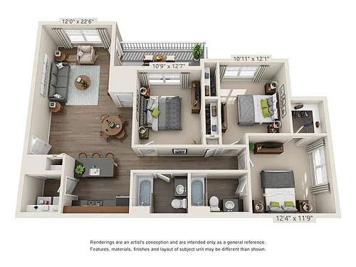 Floor plan The Crown