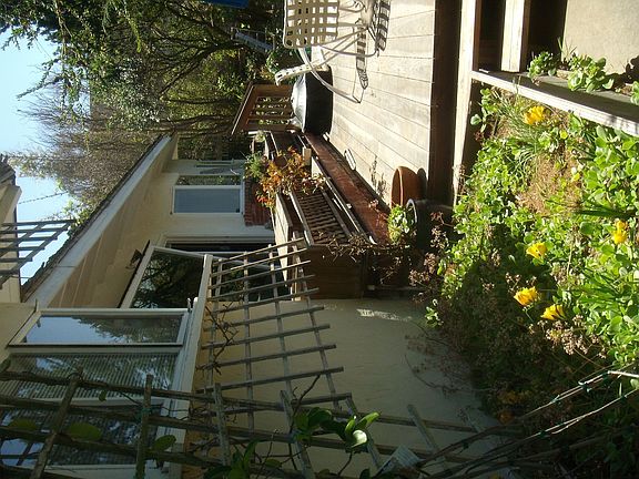 west side of house