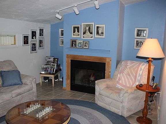Den With Fireplace
