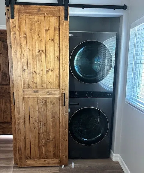 Laundry closet