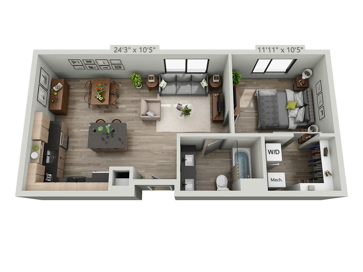 Floor plan Walker 1.4