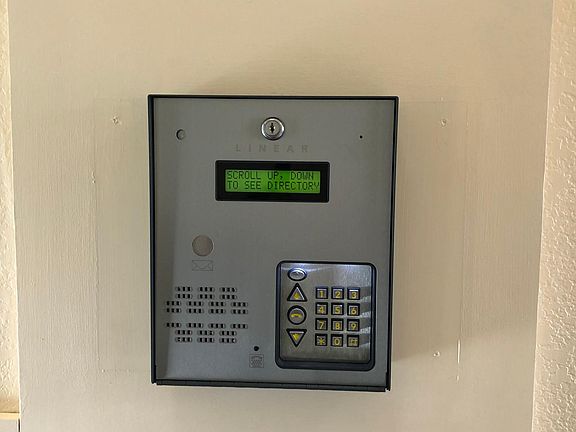 Intercom system secured access