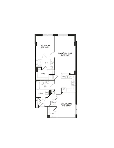 Floor plan 70-B2