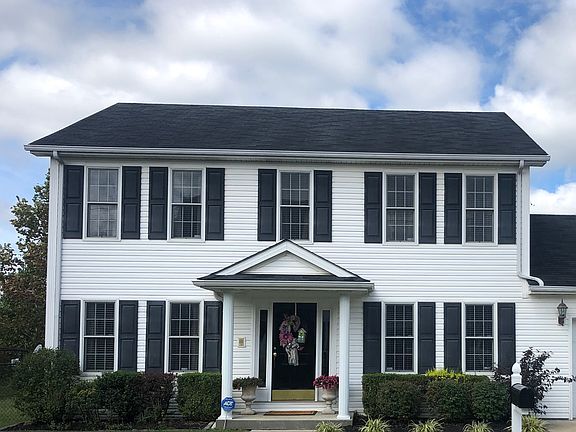 Front of house, landscaping