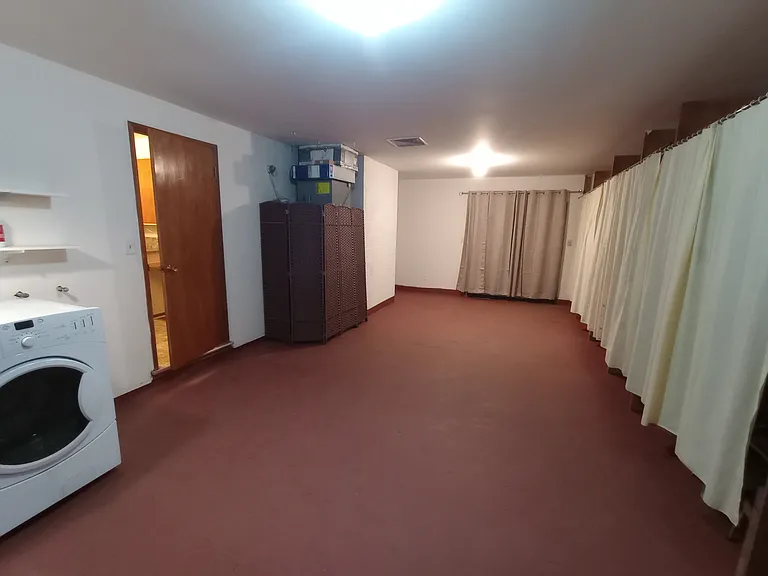 Rec Room with Shelves