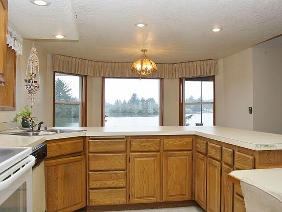 U Shaped Kitchen & View