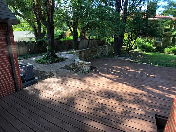 Deck and lower patio