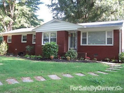 Front Yard with Stone Walk
						:
						Large front yard with corner lot
Large fenced back yard