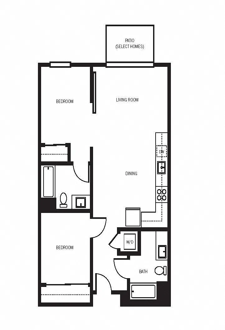 Floor plan 2X2 C1
