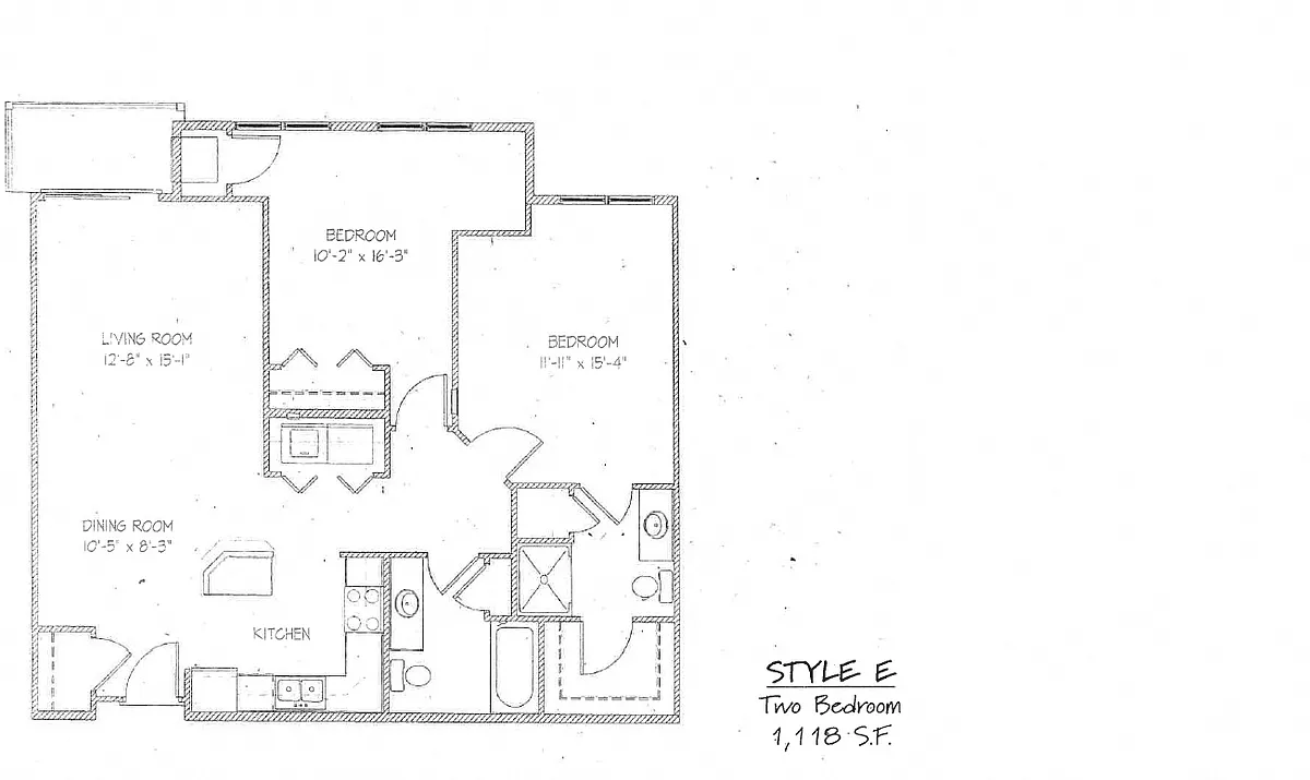 Floor plan E