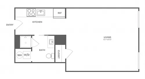 Floor plan Studio