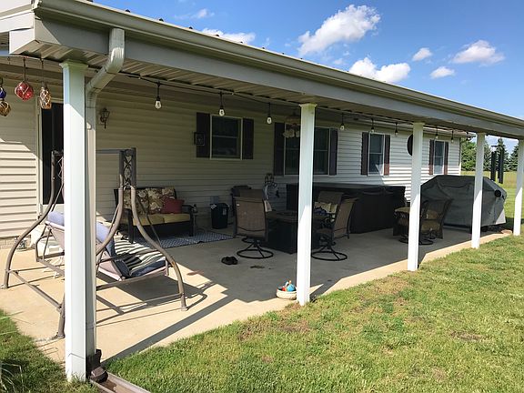 Covered back patio