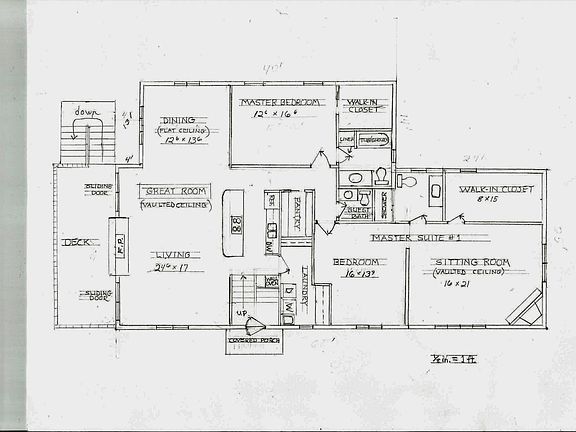 Upper level floor plan