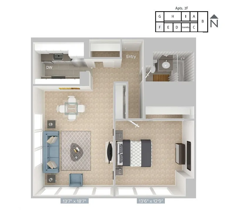 Floor plan 780-2F