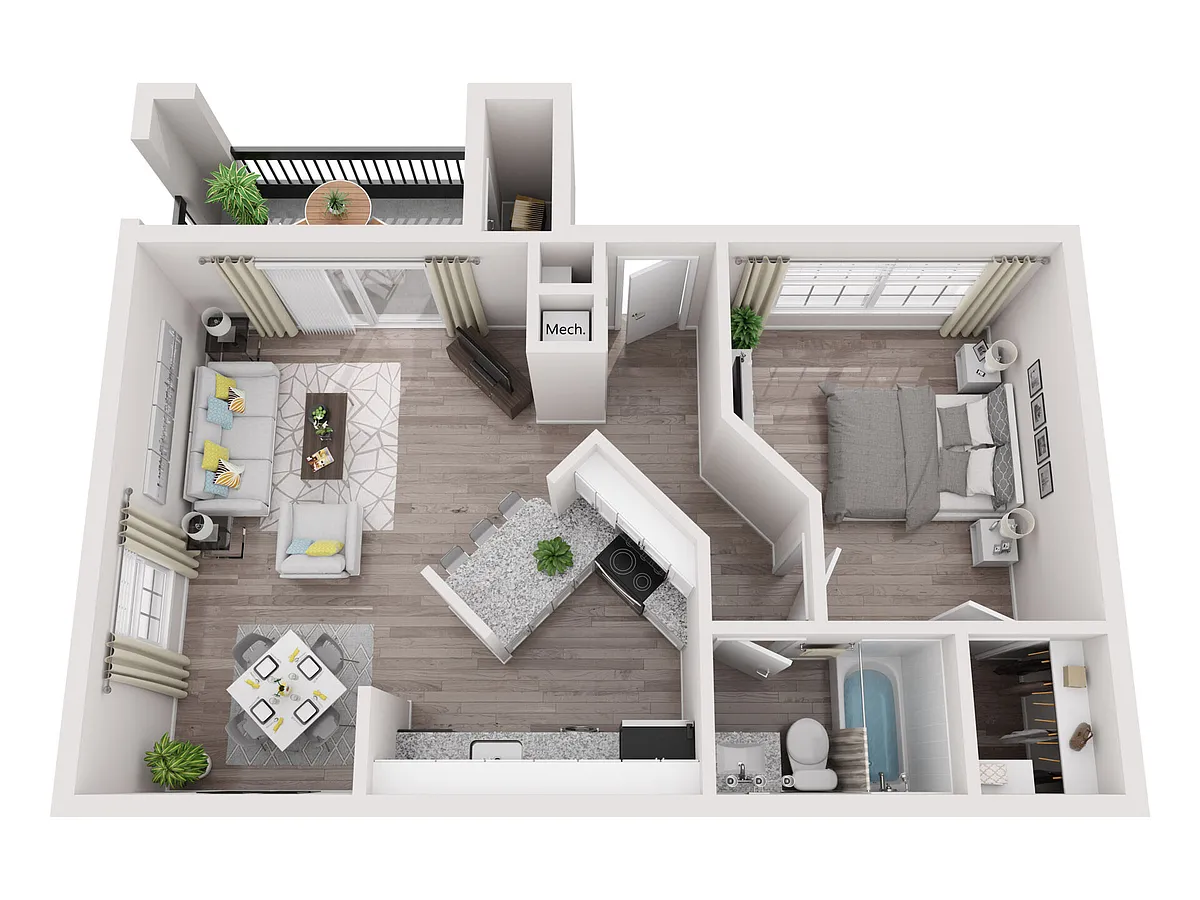 Floor plan A1R