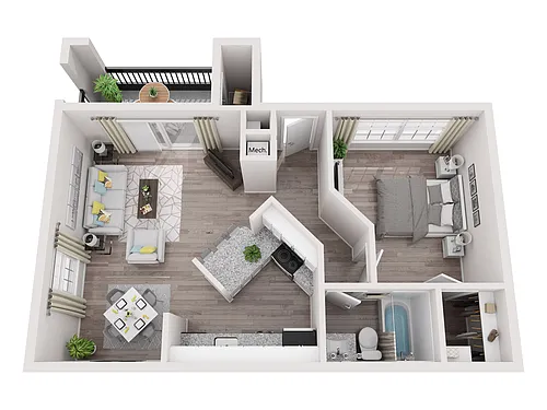 Floor plan A1R