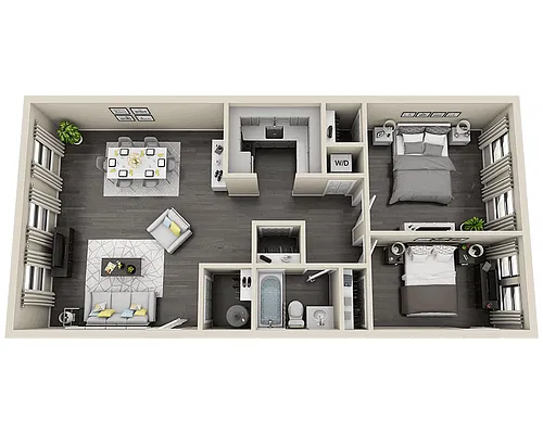 Floor plan 30 Garrison - B1B
