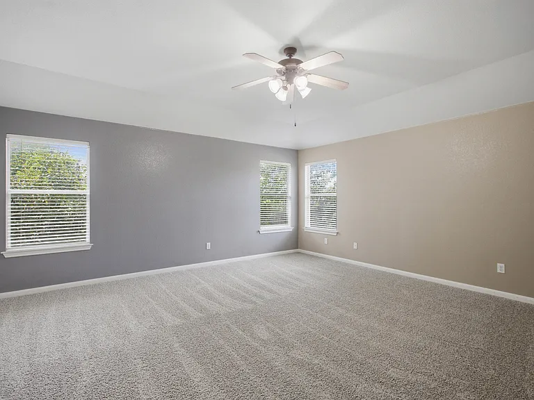 Bedroom #4 (Primary suite), with HUGE walk-in closed, a garden tub, stand in shower and double sink vanity