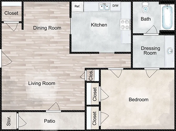 The Juniper Floorplan Diagram